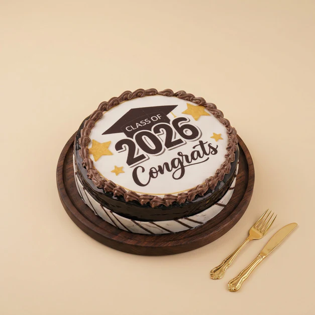 Year of Graduation Designed Cake - 500 Grams