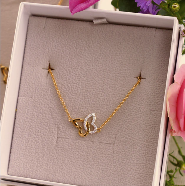 Fontenay Butterfly Jewelry Set n Flower Tray - Image 3